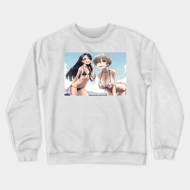 tease Crewneck Sweatshirt by harayamanawari